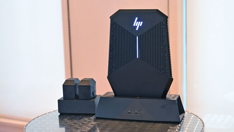 Here’s the VR Backpack looks like when it’s not being used as a “normal” desktop.